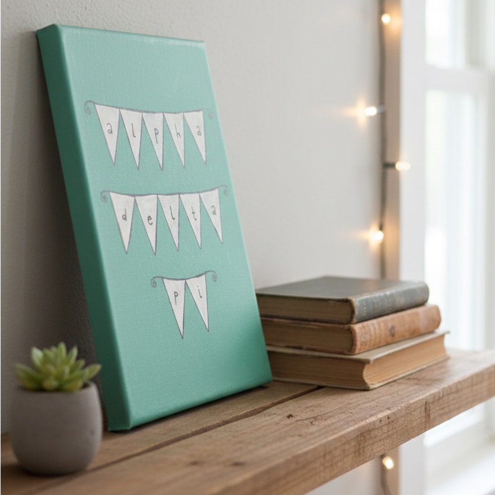 Alpha Delta Pi Small Canvas and Wall Art Decor
